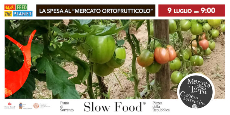 Piano di Sorrento, torna il Mercato della Terra Slow Food