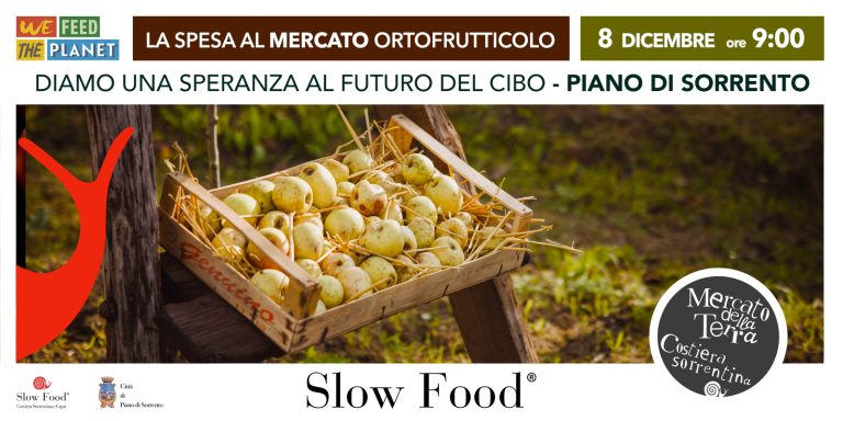 Il Mercato della Terra della Costiera Sorrentina di Slow Food: un appuntamento imperdibile l’8 dicembre a Piano di Sorrento