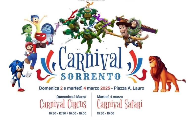 Carnevale a Sorrento: spettacoli e parate in Costiera Sorrentina