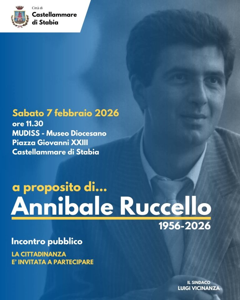 Castellammare celebra Ruccello: al MUDISS il primo evento verso il 2026